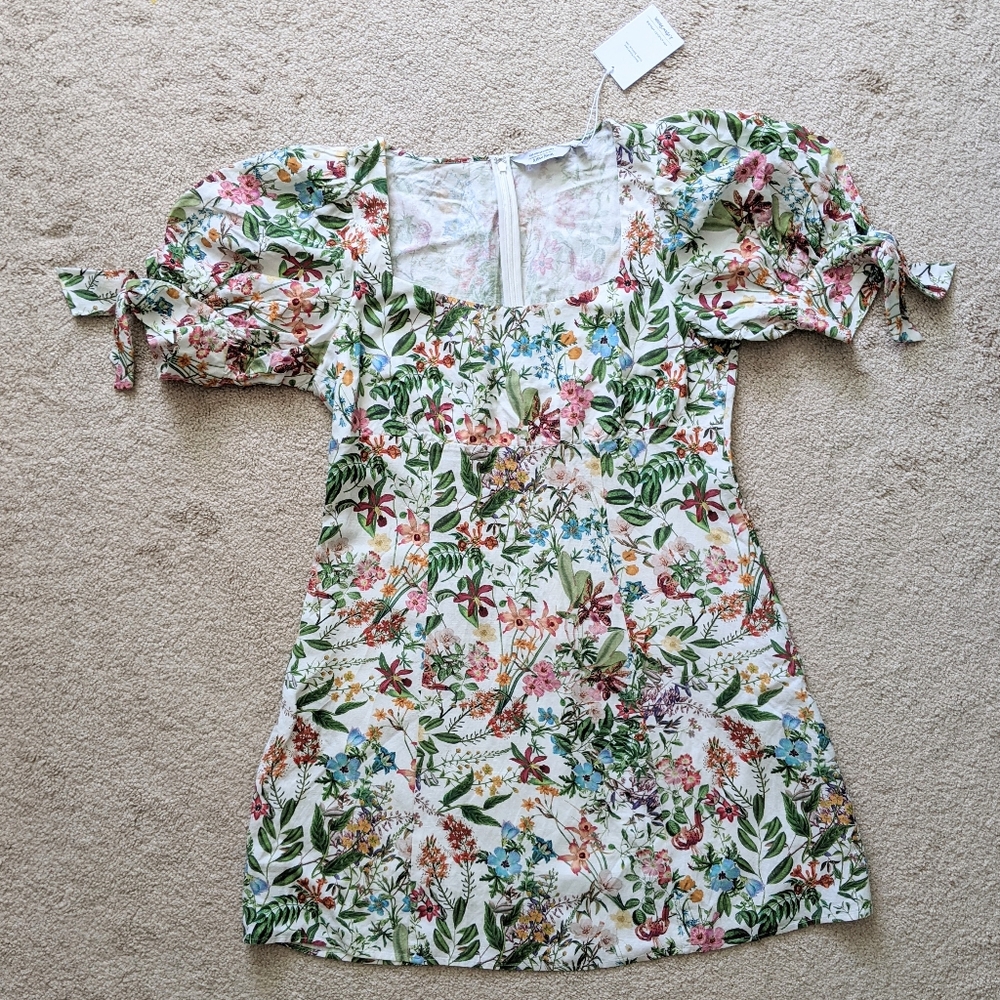 Floral print dress